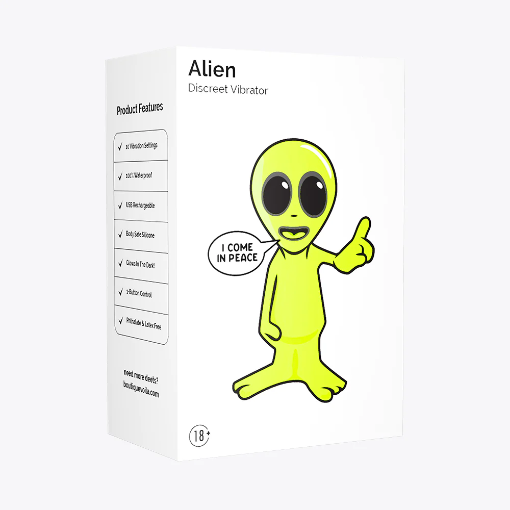 Alien Sex Toy and Glow-in-the-Dark Clitoris Vibrator for Women - Image 4
