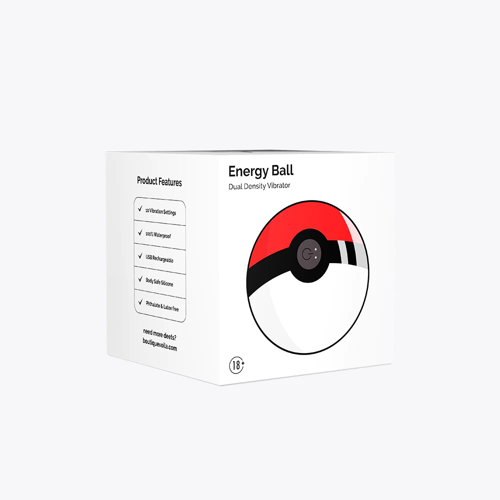 Energy Ball, Dual Density Unisex Vibrating Massager Ball - Image 5