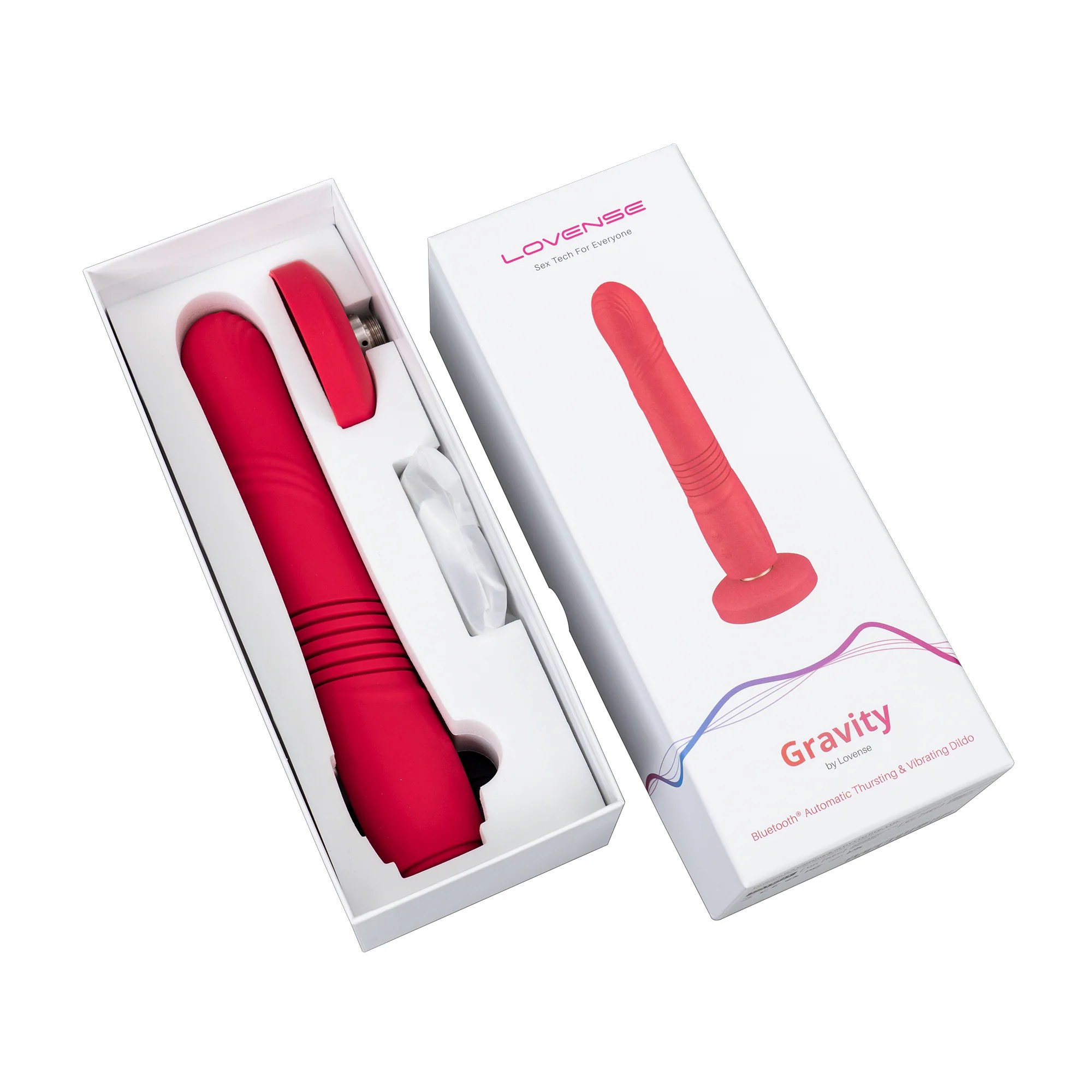 Lovense Gravity | Bluetooth Thrusting Dildo and Vibrator with App Control - Image 4