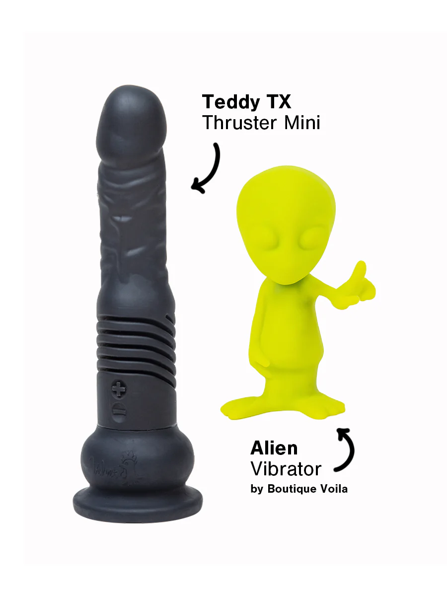 Fantasy Thrusting Dildo and Alien Vibrator for Women - Image 2
