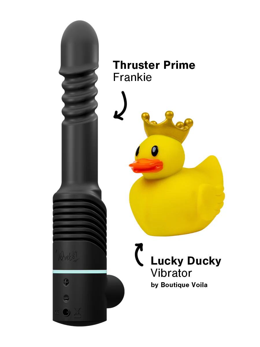 Splash Zone Thrusting Dildo and Ducky Bullet Vibrator for Women - Image 2
