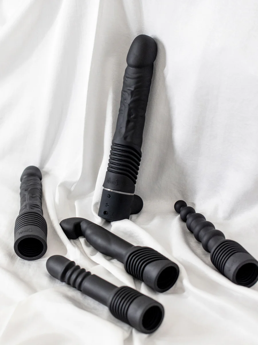 Realistic Thrusting Dildo and Handheld Sex Machine, Sammie - Image 5
